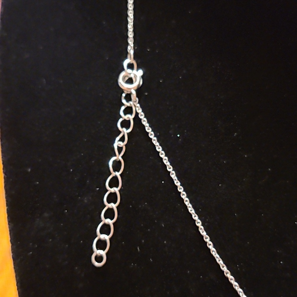 Cubic Zirconia Angel Necklace - Picture 4 of 9